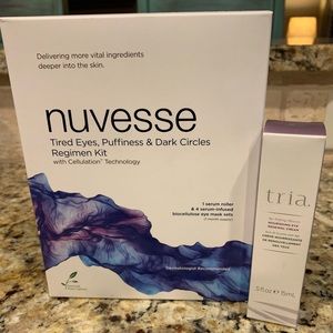 NEW Nuvesse Eye Masks PLUS Tria Eye Cream